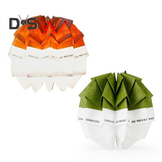 Абажур из сосновой шишки с регулируемой веревкой, складной, водонепроницаемый, для кемпинга, с кнопкой, подвесной фонарь, украшение