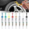 1PC Car Paint Scratches Repair Brush Pen Waterproof Water Paint Marker Pen Car Tire Tread Care Automotive  Black White Red Silver