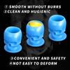 Peslief Disposable Silicone Durable 200pcs/Bag Skull Tattoo Ink Cup for Permanent Makeup Accessories