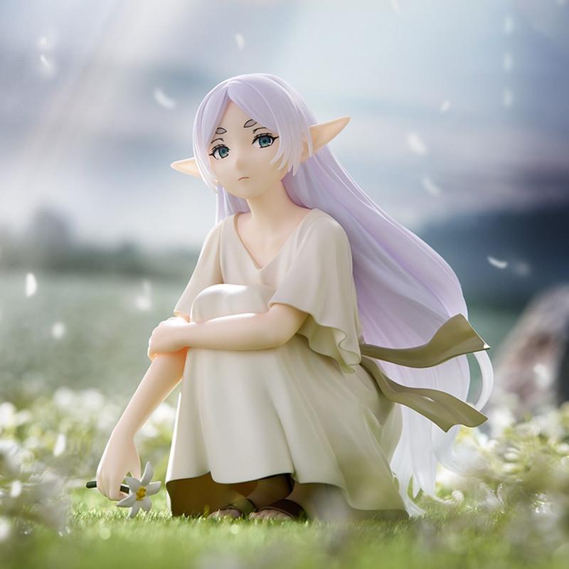 Frieren Beyond Journeys End Q Version Head Model Pvc Figurine Desktop Decoration For Fans