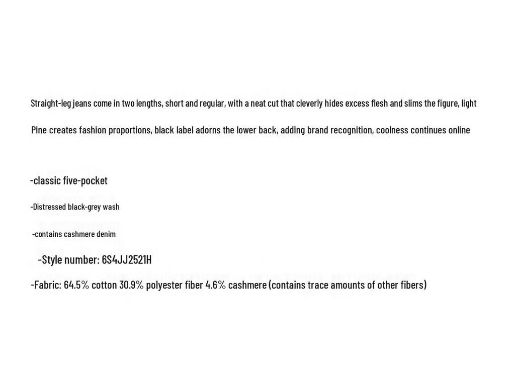 MISS SIXTY Women's Winter Cashmere Blend Straight Jeans