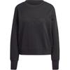 Casual Round Neck Long Sleeve Pullover Sweatshirt Women Sweatshirt Black JI9100