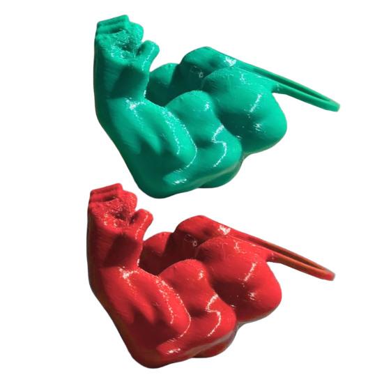 Игрушки-имитации куриных лап для домашних кур. Дизайн с поднятым средним пальцем, сжатым в кулак