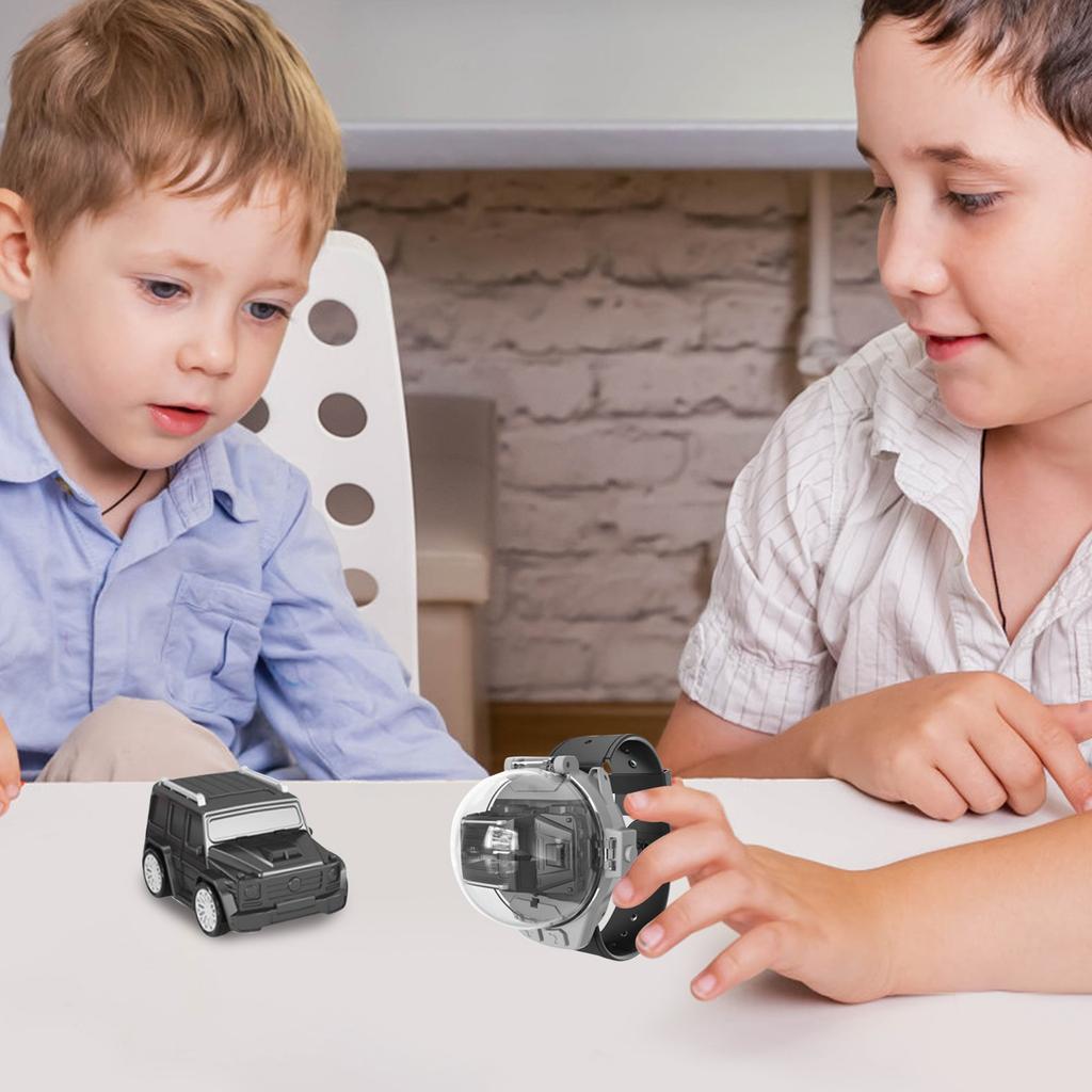 Детские часы с дистанционным управлением, автомобиль с электрическим сплавом, взаимодействие родителей и детей, 2.4G, гоночная игрушка с дистанционным управлением