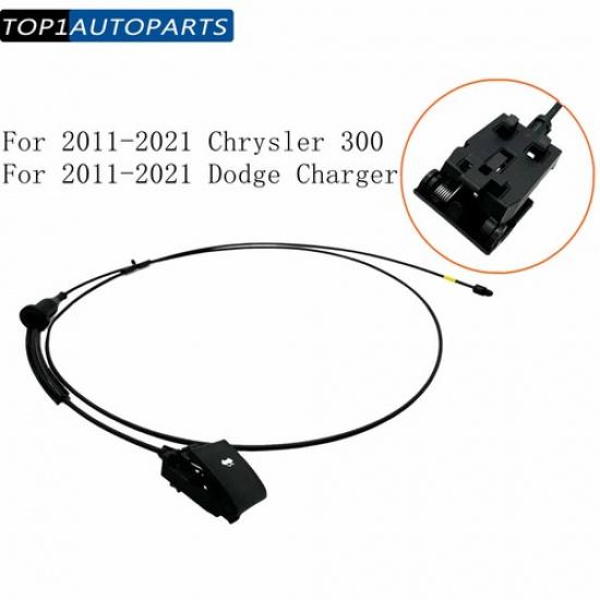 Car Front Hood Latch Lock Release Wire Cable Handle For 11-21 Dodge Charger US