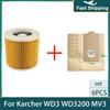 Replacement Dust Filter Bag for Karcher WD3 WD3200 WD3300 MV3 Vacuum Cleaner Spare Parts Accessories Hepa Filters Dust Bags