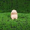 3pcs Cute Animal Sculpture Resin Miniatures Figurine Hedgehog Statue  Courtyard