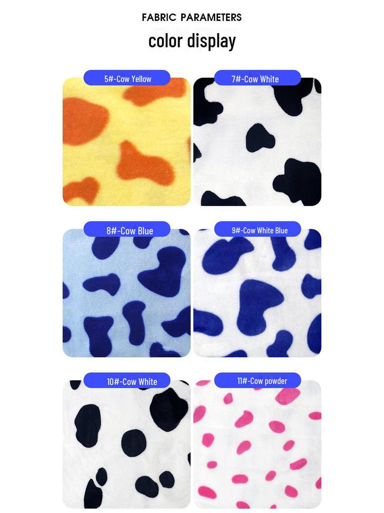 Ультрамягкая фланель с кристаллическим принтом и узорами в виде леопарда, тигра, коровы, жирафа, пятнистой собаки и черепахи, короткая плюшевая ткань.