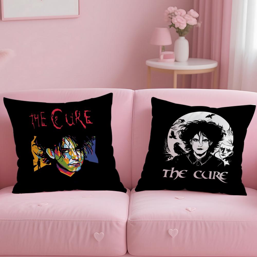 Классическая группа The Cure Наволочка-подушка Мягкая и Легко стирающаяся – Универсальная для Дивана, Кровати, Путешествий и Офиса