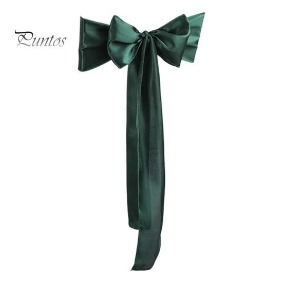 10 шт. чехлов на спинки стульев, атласные чехлы на стулья, большой бант, декор для праздников, свадеб, банкетов, подвязки для стульев для столовой
