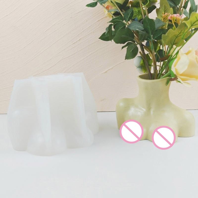 Succulents Flower Resin Silicone Mold Suitable for Garden Concrete Flower Holder Crafts Home Decor