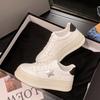 Muffin Thick-soled Star Little White Shoes Women's Spring New Versatile Small Sports Inner Height Increase Casual Board Shoes