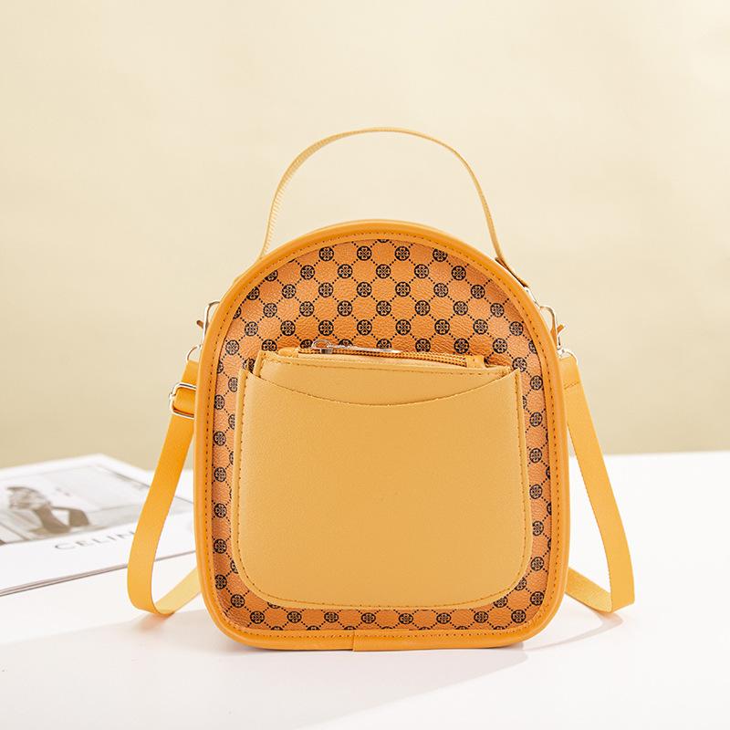 Women's Bag, New Trendy Printing, Portable Backpack, Casual and Simple Mobile Phone Small Schoolbag, One Generation