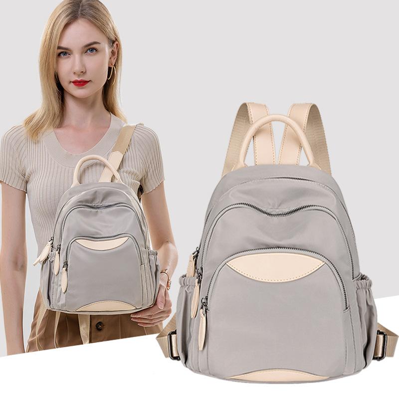 Oxford Cloth Backpack Women Large Capacity Leisure Travel Backpack Student Schoolbag
