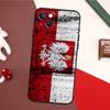 Чехол для телефона с флагом Польши для iPhone 16 15 14 11 12 Mini 13 Pro Max X XR XS Max Plus Мягкий чехол