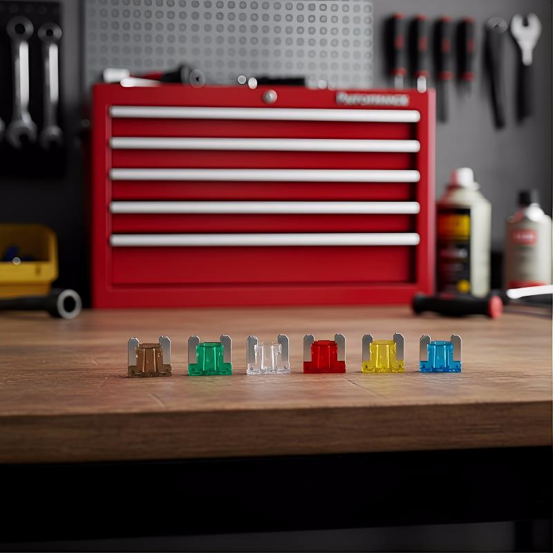 70Pcs 5A 7.5A 10A 15A 20A 25A 30A Mixed Sizes Low Profile Kit Micro Mini Blade Fuse Auto Car Truck Motorcycle Fuses Fuses4