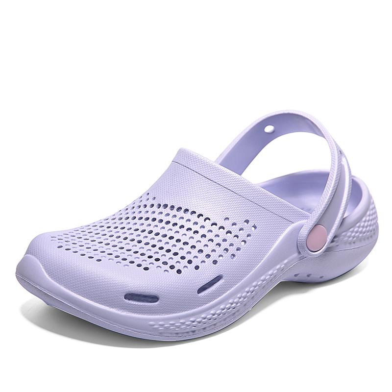 Модные мужские сандалии с амортизацией 2025, садовая обувь, высококачественные эластичные амортизирующие сандалии, пляжная обувь, уличные сандалии на платформе