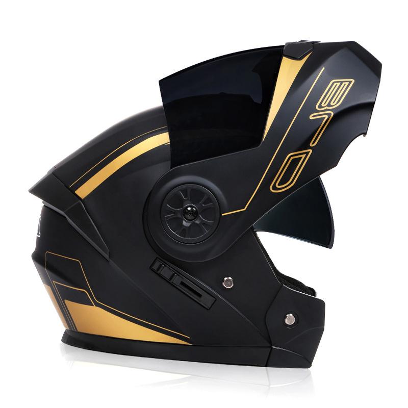 Flip Up Motorcycle Helmet Men Women Safety Downhill Motocross Racing Modular Personalised Full Face Casco Moto DOT Approved