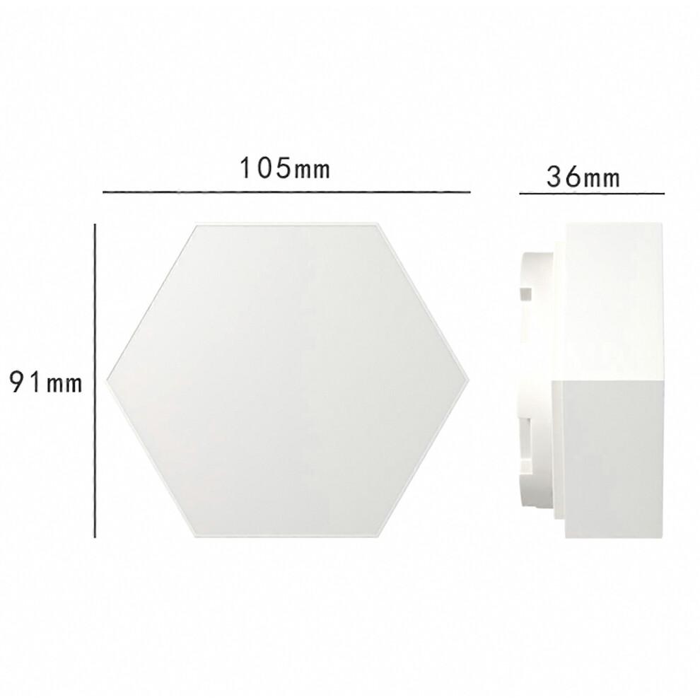 Wall Creative Night Light LED Bedroom Decorative Hexagonal Module Honeycomb Modeling Lamp Bedside Background Lights