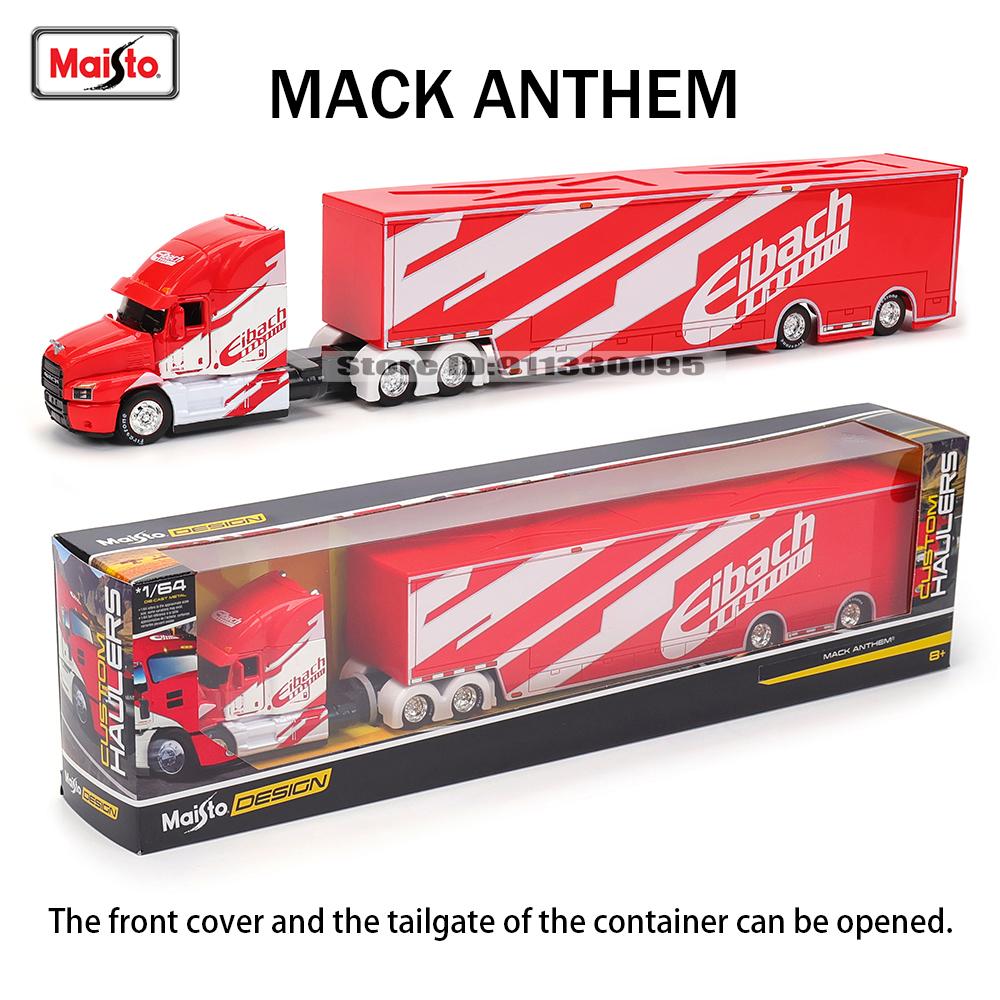 Майсто 1:64 MACK Anthem LoneStar UP Транспорт Литье Производство Прицеп Модель Симуляция Модель Коллекция Автомобилей из Сплава