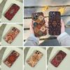 Чехол для телефона с цветочным узором в стиле персидского ковра для iPhone 17,16,15,14,13,12,11 Pro Max,16/15/14Plus,XS Мягкая черная крышка