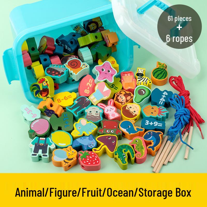 CPC Игрушка-бусины для развития мелкой моторики у детей: Детские нанизывание и концентрация блоки