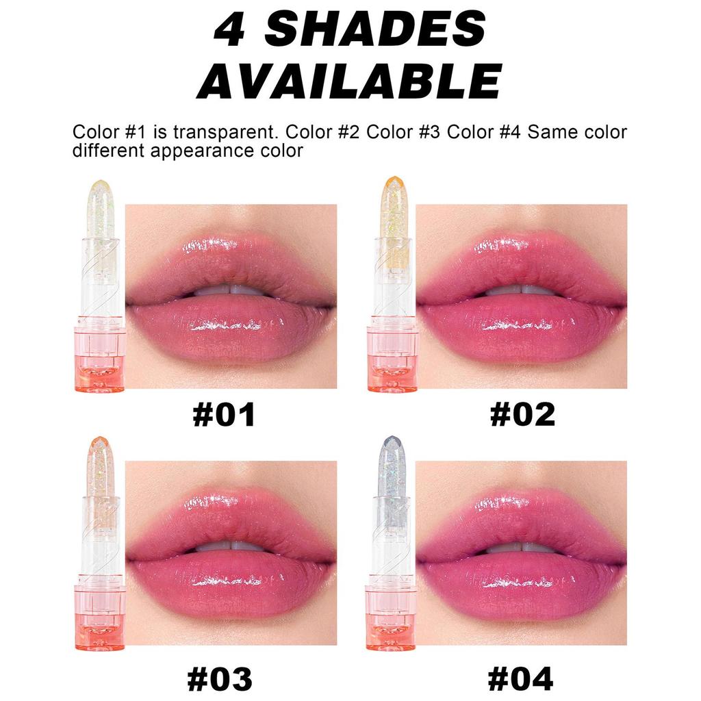 Меняющий цвет бальзам для губ, температурная помада, долговечная водостойкая кристальная желейная помада, макияж