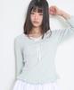 ILLIGO Dot Lace T-Shirt Blue