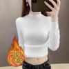 Semi-turtleneck Lace Sweater Bottoming Shirt with Women's New Autumn Chic Top Gently Wear Knitted Sweater