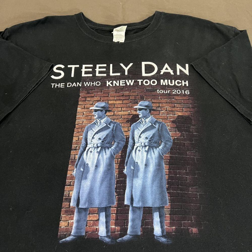 Steely Dan Promo Tour Tee reprinted black tee shirt all sizes available QT4281