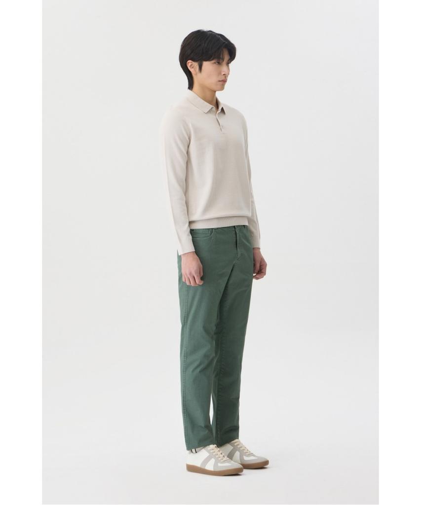 BRENTWOOD [Essentials] Washable Polo Neck Sweater Brwax26211Ivx