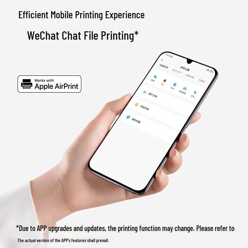 Беспроводной цветной струйный МФУ Xiaomi Mijia, китайская вилка (адаптер в комплекте)