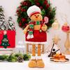 Cute Gingerbread Man Stretchable Ornament For Cheerful Christmas Home Decoration