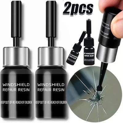 Набор для ремонта лобового стекла для автомобильного стекла DIY Инструмент для лобового стекла для устранения сколов, трещин, звездообразных трещин, наножидкостный заполнитель