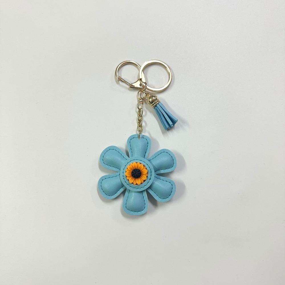 2024 Creative Bag Charm Cute Sunflower Keychain Backpack Accessory Gift