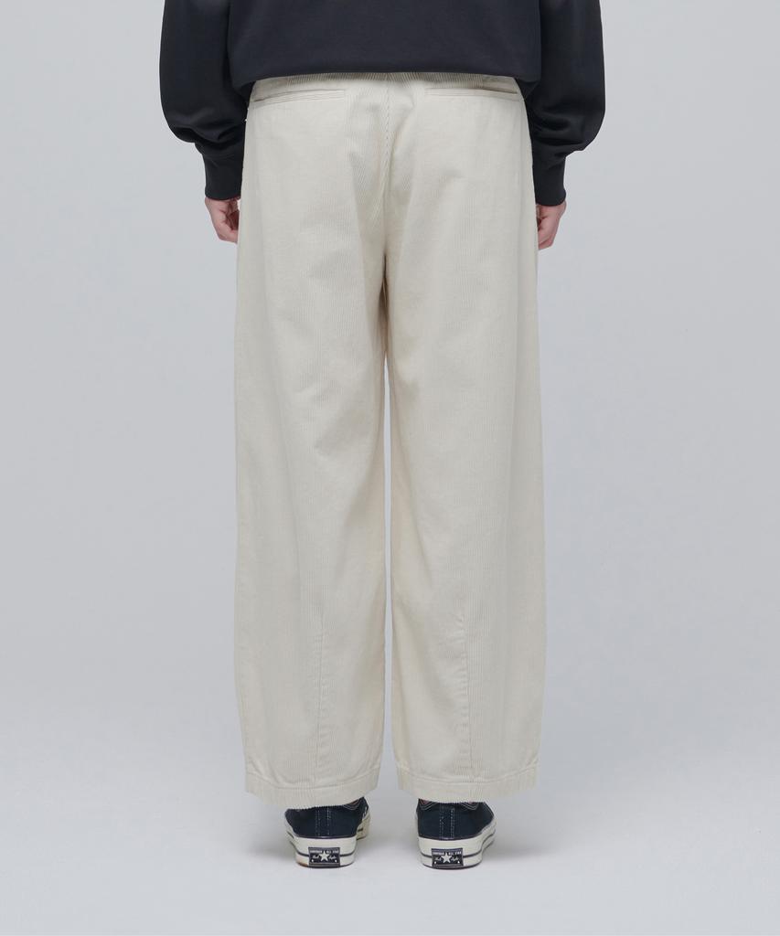 MUSINSA STANDARD Corduroy Wide Balloon Pants [Cream]