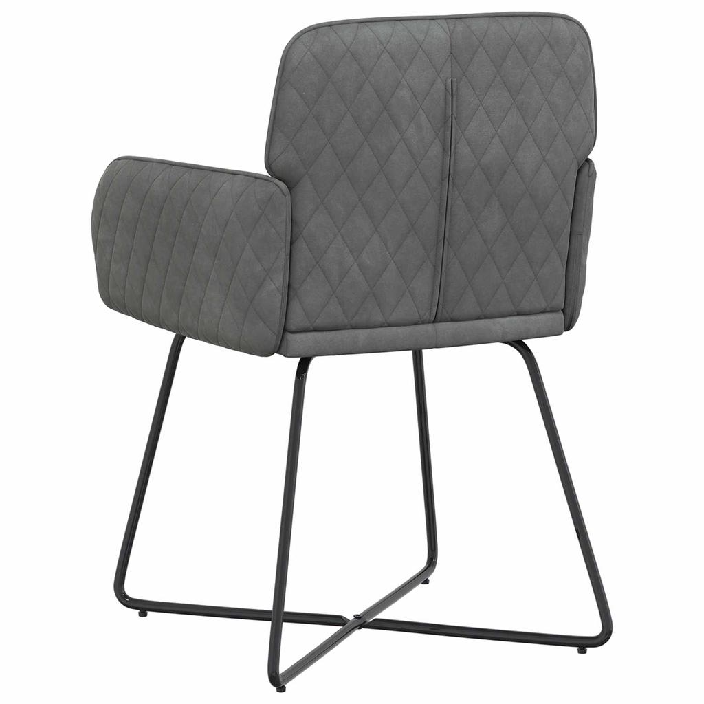 Dining Chairs 6 pcs Velvet Dark Grey 59 x 56.5 x 86 cm