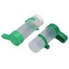 10 Set Bird Cage Water Feeder Set 140ml Water Dispenser and 150ml Bird Food Feeder with Clips for