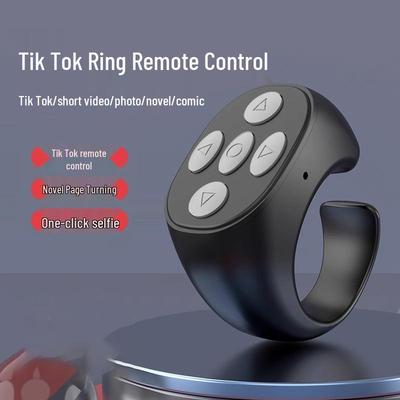 Кольцо-пульт дистанционного управления Bluetooth для смартфонов: Навигация по манге, управление видео и захват фотографий одной клавишей