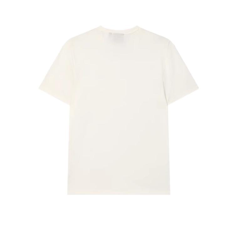 Fila Оригинальная дышащая футболка с логотипом, красочная, повседневная, удобная, модная, с круглым вырезом, вязаная, с коротким рукавом, унисекс, топы F51M519101F-WT