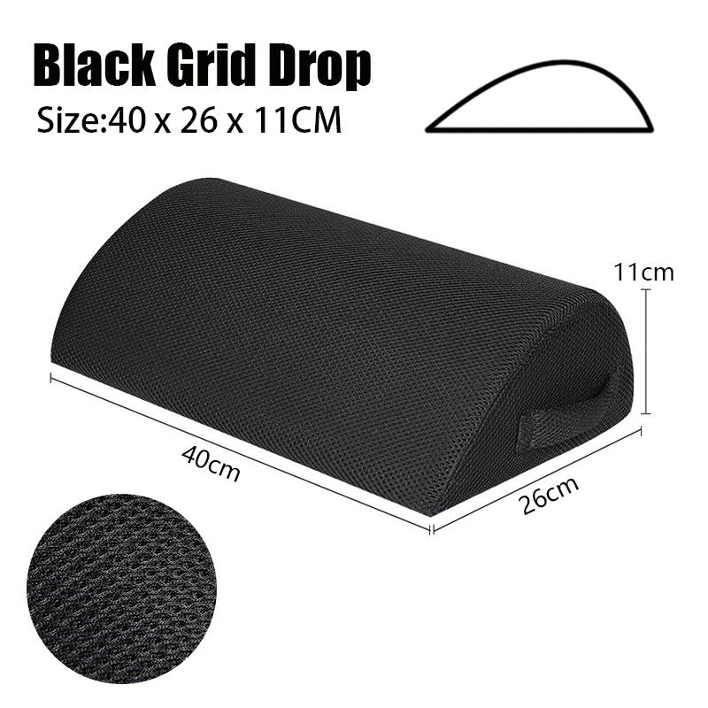 Semicircle Foot Rest Pad Slow Rebound Leg Pad Office Ottoman Pregnant Woman Side Sleeping Knee Pillow Footrest Massage Support