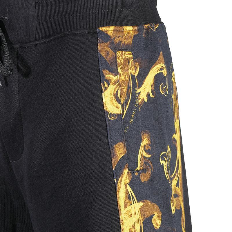 VERSACE JEANS COUTURE Watercolour Couture Printed Drawstring Track Shorts 76GAD3C0-FS127-G89