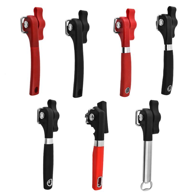 Консервный нож из нержавеющей стали с одной ручкой и боковым открыванием для домашнего и гостиничного использования