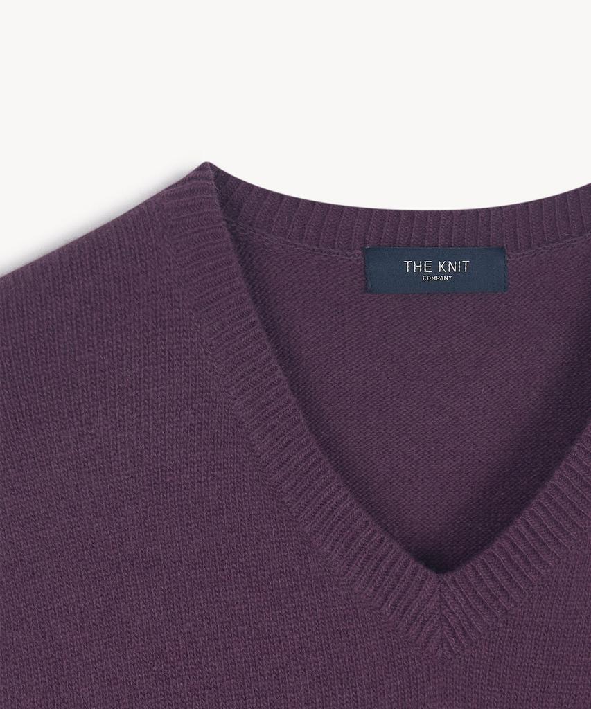 THEKNITCOMPANY (женщины) Шерстяной кашемировый свитер с V-образным вырезом 6 цветов