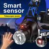 Супер яркий налобный фонарь L2 Фары с изменяемым фокусным расстоянием Регулируемый налобный фонарь Умный датчик налобный фонарь USB-фонарь