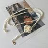 Pearl Waist Chain Women Decorative Flowers Thin Waist Belt Chain Women Skirt Casual Sweet Wind