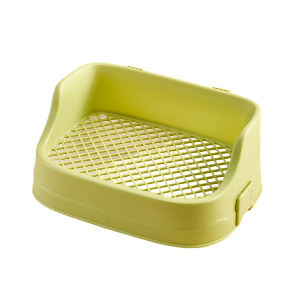 Guinea Pig Litter Pan Plastic Small Animals Round Corner Tray Toilet Potty Trainer For Hamsters Ferret Small Animals