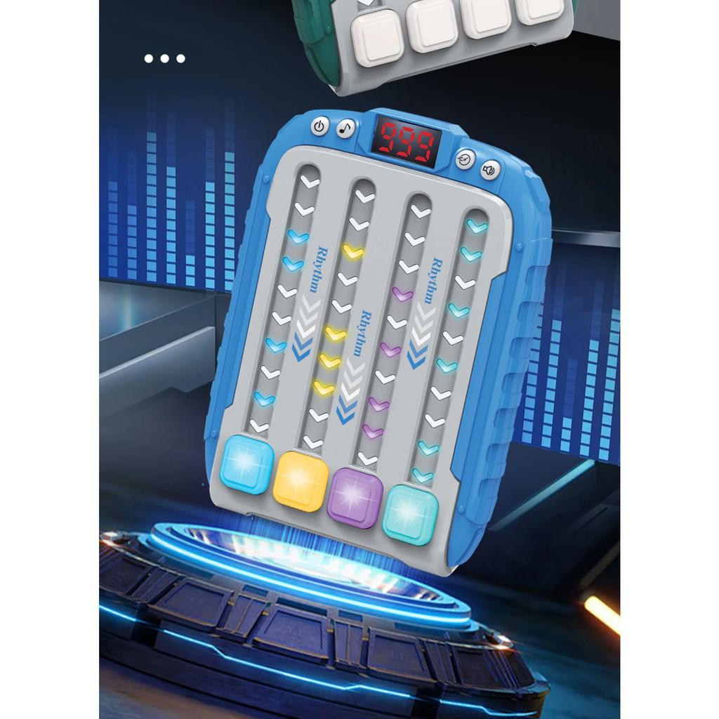 Музыкальный ритм Электронная настольная игра Детские игрушки Подсветка Музыка Быстрое нажатие кнопки Настольный игровой автомат Монтессори Кармашки Дорожная игрушка