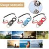 Stainless Fish Mouth Grabber with Coiled Lanyard Fishing Plier Fish Holder Gripper Fish Lip Gripper Fishing Accessories