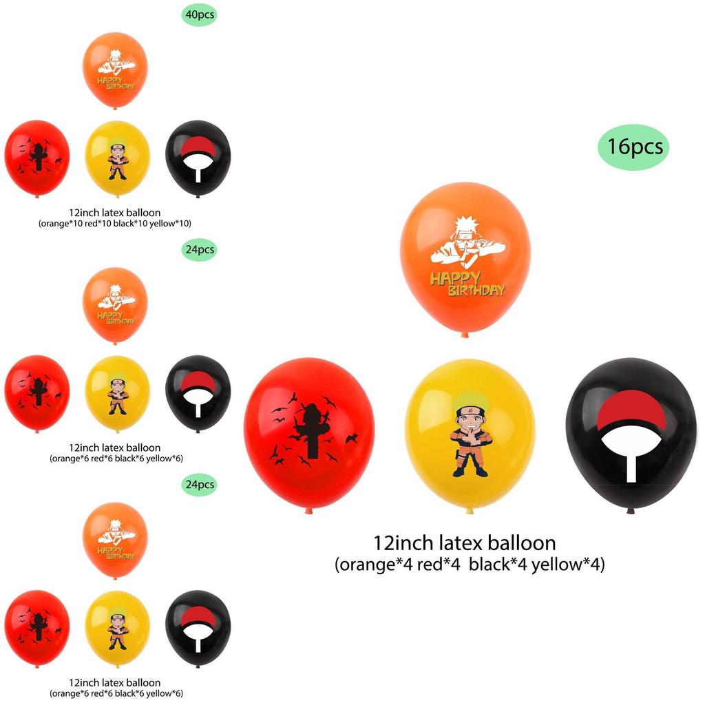 Украсьте свою вечеринку яркими украшениями в стиле аниме «Наруто»